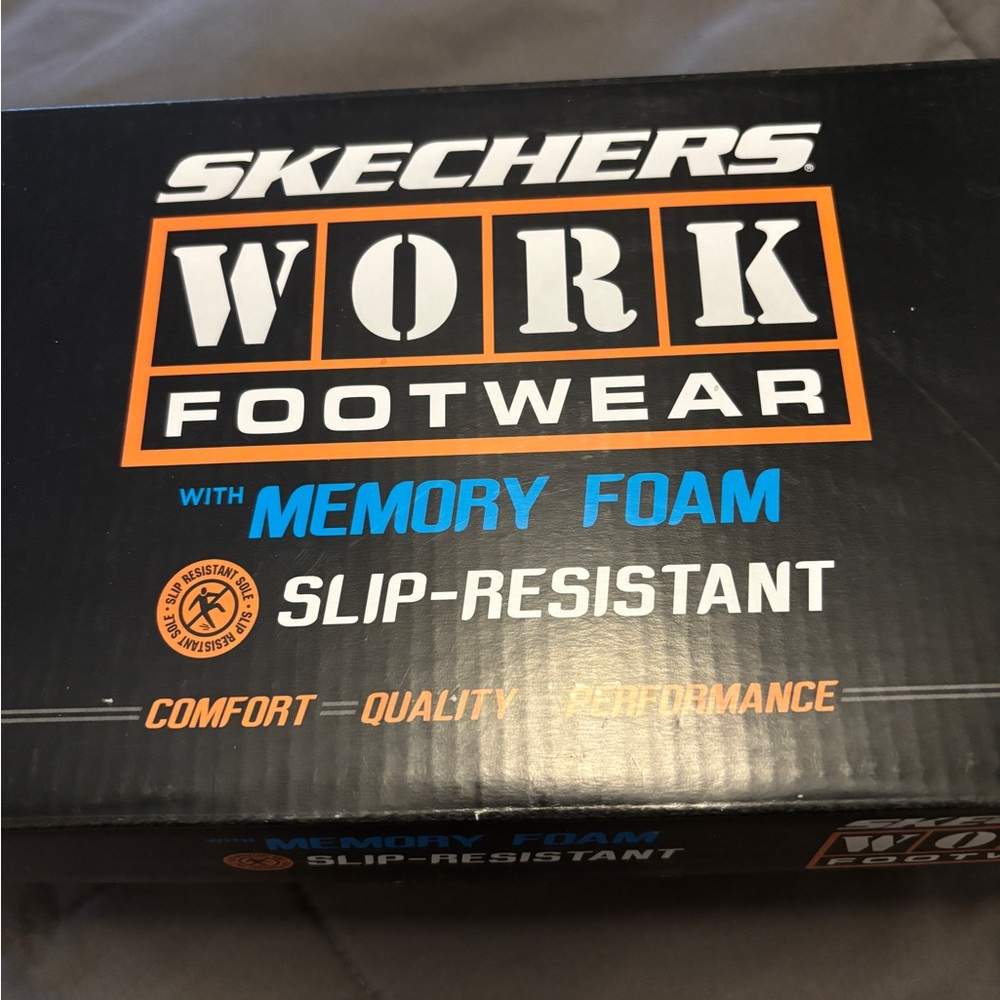 Skechers Black Work Footwear